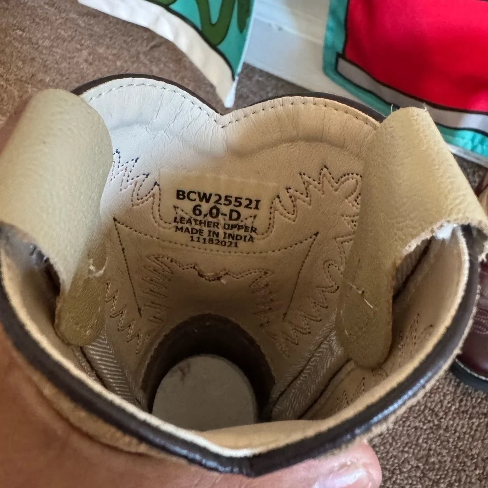 Old West Toddler Kids Boots size bb